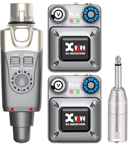 Amazon.com: Xvive U4R2 Wireless in-Ear Monitor System Set